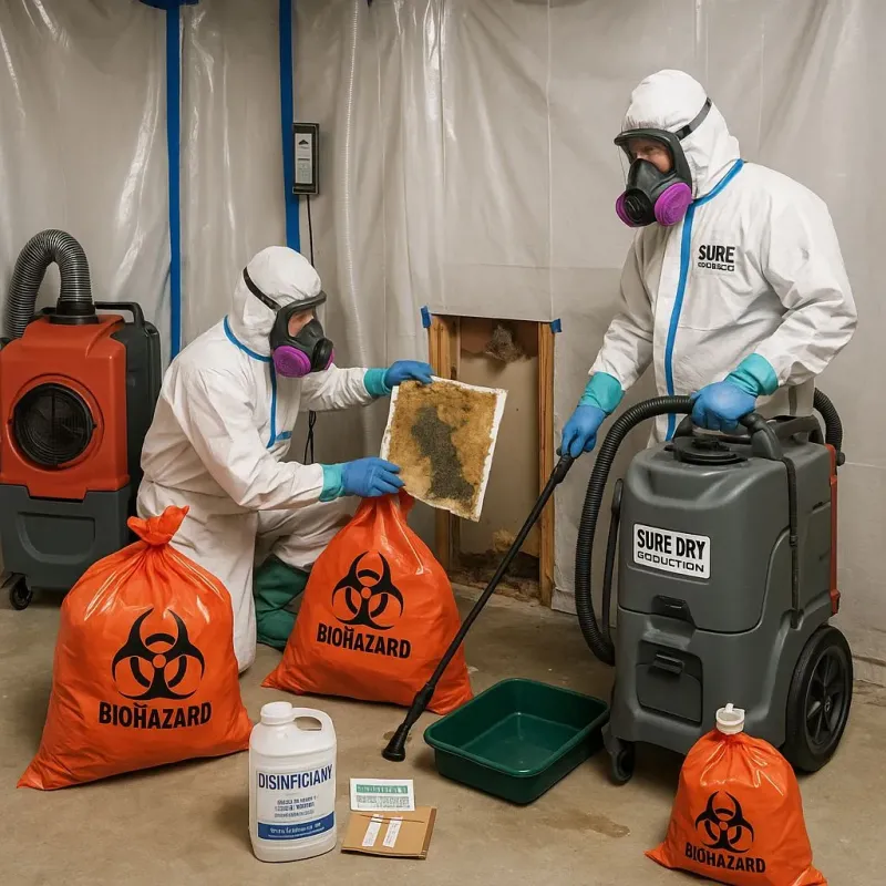 Contaminated Water Handling Protocols process in Sheldon, IL